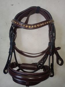Brida de Cuero Ligera y Duradera de la Mejor Calidad para Caballos, Ideal para Entrenamiento y Eventos de Salto Competitivo, Disponible para Venta al Por Mayor - Product Image 1