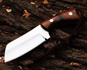 มีดพับ Nordic Forge 12c27 เหล็กกล้าคุณภาพสูง พร้อมปลอก - มีดฟาร์มแบบ Full Tang ด้ามไม้พะยูง - รับผลิตตามสั่ง (OEM) ขายส่ง - Product Image 3