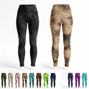 Leggings de compression moulants personnalisés imprimés par sublimation, haute qualité, prix de gros, contrôle du ventre, pour la course à pied - Product Image 1