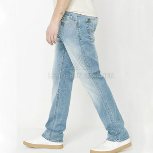 กางเกงยีนส์ผู้ชายรุ่นล่าสุด ดีไซน์ OEM บริการสั่งผลิต กางเกงใส่สบาย ระบายอากาศได้ดี คุณภาพพรีเมียม ผ่านการซักแล้ว - Product Image 4