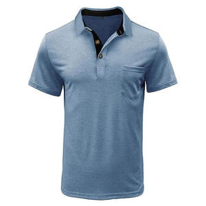 Camisetas Polo Casuales para Hombre, Clásicas con Botones, Manga Corta, Color Sólido, de Algodón, Cómodas y Elegantes, para Golf y Uso Diario - Product Image 3