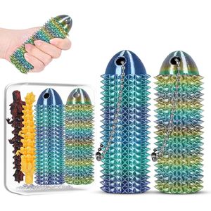 Little Ouchies Llavero Portátil con Púas Impreso en 3D, Estimulador Sensorial para Adultos, Juguete Antiestrés para la Ansiedad y el Estrés - Product Image 1