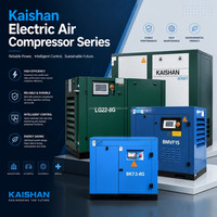 Compresseur d'air à vis à vitesse variable à aimant permanent refroidi par air Kaishan PMVQ75-II, alimentation CA 380V 75kW