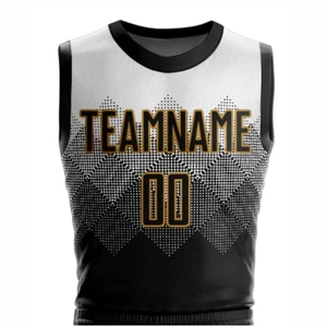 Uniforme de basket-ball pour hommes en tissu léger, doux, respirant, à séchage rapide, manches courtes, durable, 100% polyester - Product Image 4