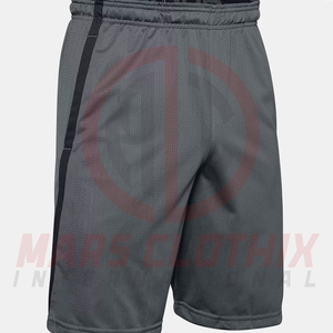 Fabricación profesional de pantalones cortos de malla a la moda para hombre, transpirables, de color sólido, con talla personalizada, para verano. - Product Image 5