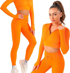 Conjuntos Deportivos Personalizados para Mujer, Ropa Deportiva sin Costuras, Conjuntos de Ropa para Chicas, Conjuntos de Gimnasio y Fitness, Conjuntos de Yoga para Mujer - Product Image 2