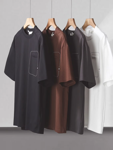 เสื้อยืดโอเวอร์ไซส์สไตล์วินเทจสำหรับทุกเพศ ผ้าคอตตอนหนา เสื้อยืดคุณภาพสูงแบบสั่งทำพิเศษสำหรับผู้ชาย เหมาะสำหรับวิ่งจ๊อกกิ้งและวิ่งออกกำลังกาย - Product Image 6