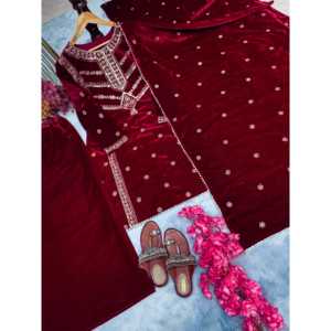 Ensemble haut et dupatta de soirée de créateur, magnifique taille XL, palazzo et dupatta - Product Image 3