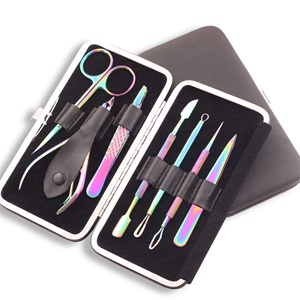 Herramientas de belleza de alta precisión Juego de manicura para el cuidado de las uñas Vello facial Fácil de quitar Agarre con diseño personalizado - Product Image 5