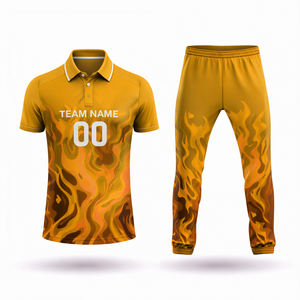 Polo en polyester et coton imprimé pour homme, style ouvrier, avec t-shirt, ensembles de golf en gros - Product Image 4