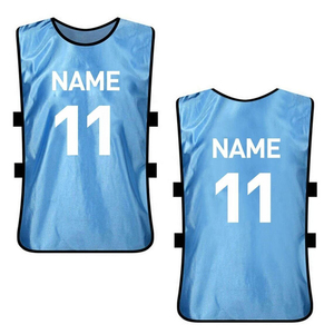 Maillot d'entraînement de football doré personnalisé avec numéro 11, unisexe, sans manches, en polyester respirant, col rond, toutes saisons, coupe classique 2026 - Product Image 5