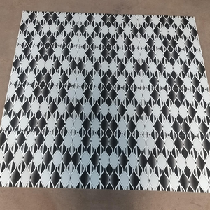 Carrelage mural géométrique contemporain en or blanc 20x30cm, carrelage mural en céramique imprimé numériquement pour l'intérieur et la salle de bain 3466-HL - Product Image 4