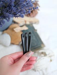 Aiguilles élégantes et polies en os et corne de buffle naturel, écologiques, pour la confection de vêtements et d'accessoires - Product Image 6