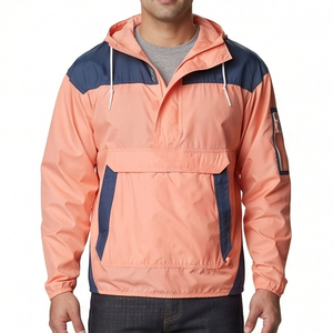 <b>Mens</b> Lightweight Hooded Windbreaker <b>Jacket</b> Outdoor Waterproof <b>Pullover</b> Casual Streetwear Sports Running Hiking <b>Jacket</b> - Product Image 1