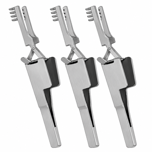 3 pièces Rétracteur Heiss à action croisée 4 pouces auto-fixant pour peau 4x4 à dents mues, Instruments chirurgicaux - Product Image 3