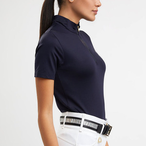 Women Equestrian Show <b>Shirt</b> Breathable Stretch Baselayer Horse Riding Competition Top OEM Manufacturer - Product Image 5