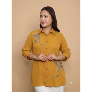 Chemise pour femmes, formelle et décontractée, en tissu doux et coupe confortable pour un usage quotidien, acheter directement auprès du fournisseur - Product Image 1