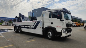 SINOTRUK HOWO TX5 6x4 350HP 20Ton Camión Grúa Rotator Integrado de Servicio Pesado para Recuperación en Carretera, Capacidad de Remolque 1 a 1 - Product Image 3