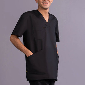 ชุดสครับผ้าทอเนื้อนุ่ม สวมใส่ง่าย สำหรับโรงพยาบาลและสถานพยาบาล ผลิตตามสั่ง ราคาพิเศษ  แบบ unisex  สีและขนาดปรับแต่งได้ - Product Image 3