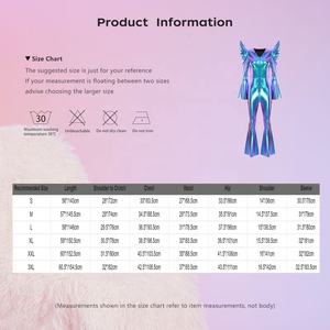 Mono Brillante Metálico para Mujer, Estilo Disco, Disfraz para Club, Actuaciones de Cantantes de los 70, Fiestas, Entrenamiento y Práctica - Product Image 6