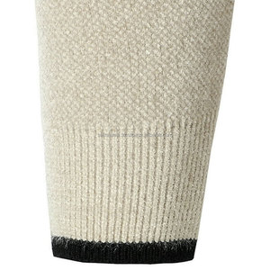 Pull en laine/coton tricoté à col rond long décontracté respirant à manches longues pour homme, best-seller, fabriqué au Pakistan - Product Image 5