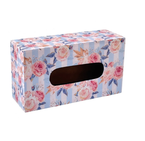 Colourful Mosaic Enamel Printed Wooden Tissue Box Holder For Home Office Car Gifting Napkin Box Dispenser For Tabletop Accessory - Product Image 6