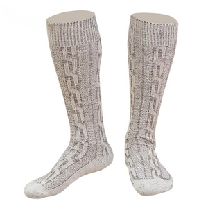 High-Performance Unisex Crew <b>Socks</b> Jacquard Non-Slip Design Breathable Sweat-Absorbent 100% Cotton Extra <b>Long</b> Game-Ready - Product Image 5