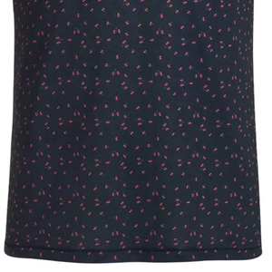 Men's Dark <b>Blue</b> Floral Print Short Sleeve <b>Polo</b> <b>Shirt</b> Casual Cotton Oxford Breathable Regular Fit - Product Image 4