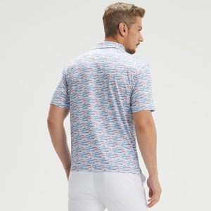 T-shirt da uomo trendy e moderna in poliestere leggero, ecologica, tinta unita, traspirante, vestibilità comoda, a manica corta, casual - Product Image 5