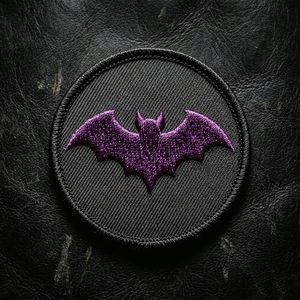 Fabricante Personalizado de Parches Bordados al por Mayor, Parches Redondos Termoadhesivos de Colmillos de Vampiro, Parches Personalizados para Ropa, Logotipos - Product Image 3