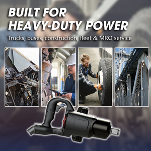 Llave de Impacto Neumática LE-IW1330 de 1 Pulgada, Doble Martillo, Aleación de Magnesio, Alto Torque 1600 Ft-lb, Súper Ligera, OEM Taiwán - Product Image 6