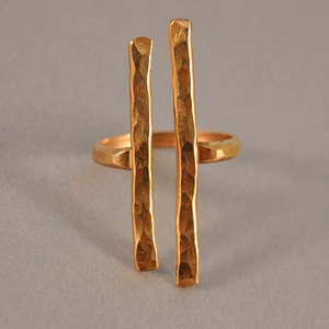 Handcrafted Pure Copper <b>Wire</b> Ring Minimalist Geometric Design Adjustable Finger Jewelry <b>for</b> Sale - Product Image 4