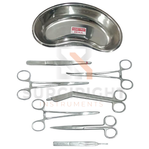 Juego de Instrumentos Quirúrgicos Menores de Acero Inoxidable con Bandeja Quirúrgica, Kit Médico Reutilizable para Cirugía General y Ginecología de Blush Surgical - Product Image 6