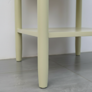 Mesa de Centro Moderna Color Rosa Pastel con Madera de Caucho Resistente y MDF para Comedor, Restaurante y Decoración del Hogar - Product Image 5