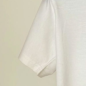 T-shirts décontractés pour hommes en polyester/coton tricoté, col en V, coupe ample, écologiques, style streetwear, manches courtes - Product Image 3