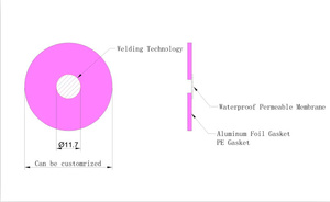 Sam Lan Doublure/Joint en aluminium respirant et étanche pour usage industriel chimique durable, pour bouteilles de boissons et d'huiles essentielles VN - Product Image 4