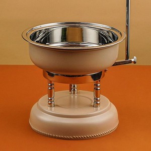 Chauffe-plat moderne avec support de couvercle chromé arqué, élégant réchaud pour la restauration et la décoration d'événements hôteliers au Moyen-Orient - Product Image 6