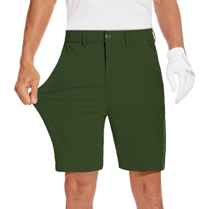 Custom Color Golf <b>Shorts</b> <b>with</b> Logo Quick Dry Mpisture Wicking Summer Casual <b>Elastic</b> Mid <b>Waist</b> Stretchable <b>Shorts</b> <b>With</b> Pockets - Product Image 1