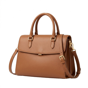 Leather Handbag Premium Genuine Leather Large Capacity Tote Shoulder Bag Fashion Durable Work Travel Women <b>Purse</b> - Product Image 6