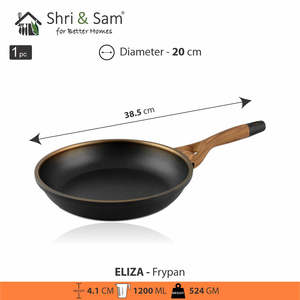 Eliza Aluminum Frypan 20 CM 800g/700g - Product Image 4