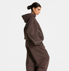 Sweat-shirts et sweats à capuche de haute qualité à col en V profond, pour l'hiver, pour l'extérieur, à manches longues, thermiques, athlétiques, pour femmes - Product Image 2