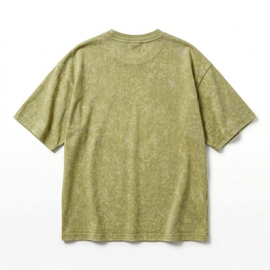 T-shirt délavé pour homme, coupe décontractée, coton épais, style vintage, mode urbaine, col rond, doux, respirant, usage quotidien, vente en gros - Product Image 6