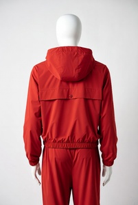 Custom OEM Tracksuit Color Block Short Set Sports <b>Jogger</b> Suit Zip up Jacket and Shorts Set 100% Nylon Windbreaker Set - Product Image 3