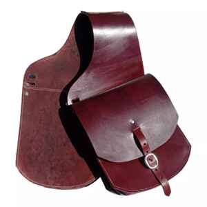 กระเป๋าอานม้าหนังแท้พับได้อุปกรณ์มือดีไซน์ดอกไม้ใช้งานได้อเนกประสงค์ขนาดกว้างขวางสำหรับนักขี่ม้า - Product Image 3