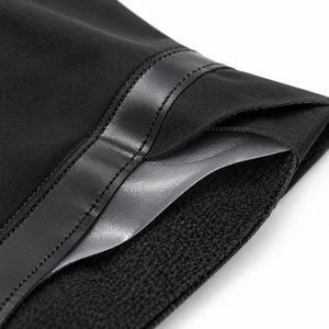 2026 Men's <b>Black</b> <b>Hooded</b> Windproof Softshell Jacket <b>With</b> Full Zipper Closure Casual Outdoor Wear Winter <b>Coat</b> Stand Collar Jacket - Product Image 6