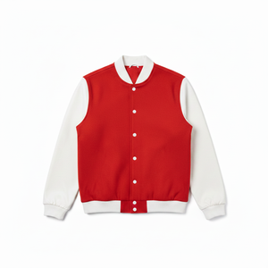 Veste de baseball personnalisée pour l'hiver, style Letterman, option grande taille, tissu tricoté imperméable avec votre propre design et logos personnalisés - Product Image 1