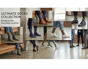 Wholesale Custom Logo Anti-Bacterial Eco-Friendly Seamless Quick-Dry Breathable <b>100</b>% <b>Wool</b> Casual <b>Socks</b> for Men & Women - Product Image 2