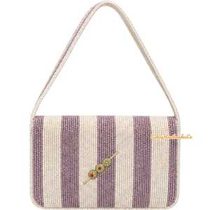 Bolso de hombro con cuentas Martini, Bolso de mano para cócteles, Bolso de fiesta hecho a mano, Bolso elegante y llamativo, Clutch para la noche de chicas, Bolso de cuentas estético - Product Image 3