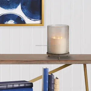 Support de bougie décoratif de luxe pour salle à manger, porte-bougie décoratif en métal de qualité supérieure, support de bougie pilier moderne de luxe - Product Image 2