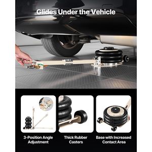 Martinetto Pneumatico a Tre Sacche da 3 Tonnellate/6613 Libbre, Sollevamento Rapido 1-6 s, per Tubi in Acciaio, Altezza di Sollevamento 17,7 Pollici/450 mm - Product Image 5